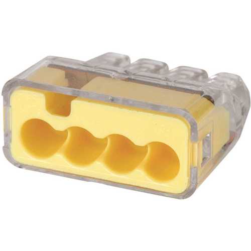 Ideal 30-1034P Connectors Yellow Yellow