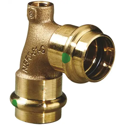 Viega 79640 ProPress 3/4 in. x 3/4 in. Zero Lead Bronze Vent Elbow Fitting