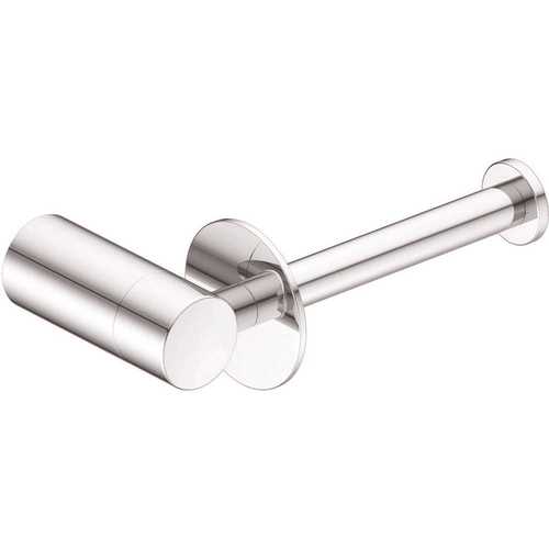 Align Single Post Paper Holder Bright Chrome Finish