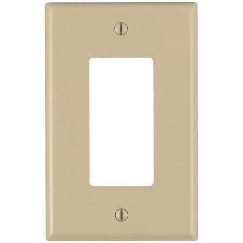 Ivory 1-Gang Decorator/Rocker Wall Plate - pack of 10