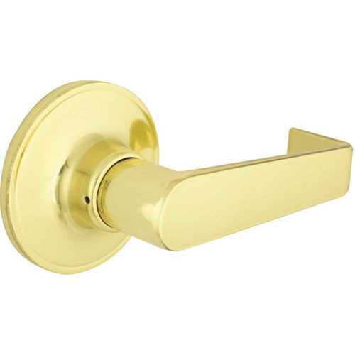 Hook Polished Brass Hall and Closet Door Lever
