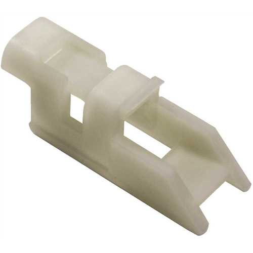 13/32 in. W x 3/8 in. D Top End Bracket for Window Channel Balance - pack of 10