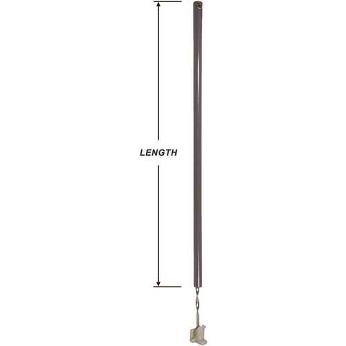 STRYBUC INDUSTRIES 80-18P-1AH4 9/16 in. Dia Spiral Tube Window Balance with Foot Attached 18 in. L Tube x 19-3/4 in. L Rod - pack of 4