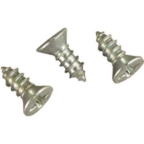 STRYBUC INDUSTRIES 20-004-25 6 x 3/8 in. Flat Head Window Balance Face Guide Screw - pack of 25