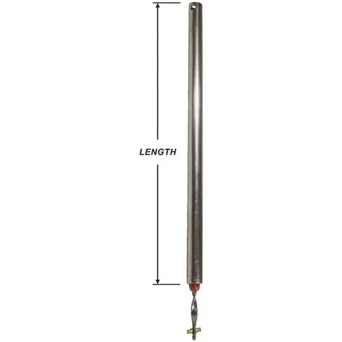 9/16 in. Dia x 20 in. L Tube x 21-3/4 in. L Rod Spiral Tube Window Balance with Red Bearing and Crosspiece