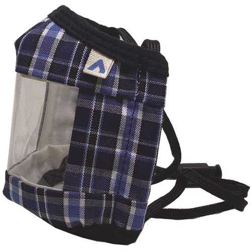 ADCO Hearing Products 1389 BP Kids Adjustable Communication Mask, Blue Plaid