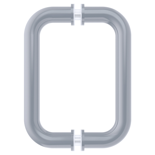 Brushed Satin Chrome 6" BM Series Tubular Back-to-Back Pull Handle