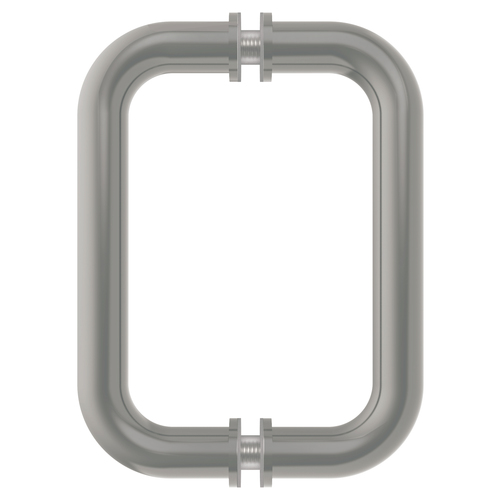 Satin Nickel 6" BM Series Tubular Back-to-Back Pull Handle
