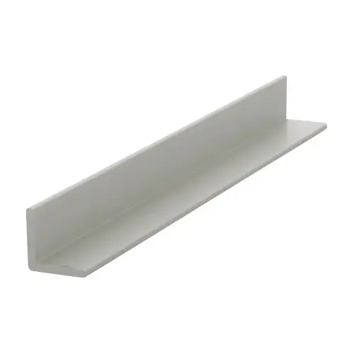 Brushed Nickel 1/2" Aluminum Angle Extrusion  72" Stock Length - pack of 5