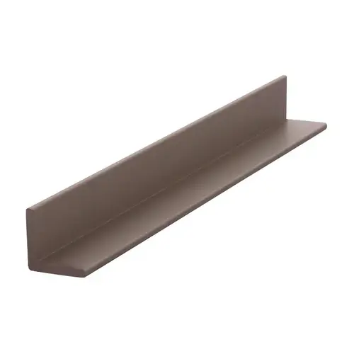 CRL D1627BRZ Bronze Electro-Static Paint Finish 1/2" Aluminum Angle Extrusion 144" Stock Length