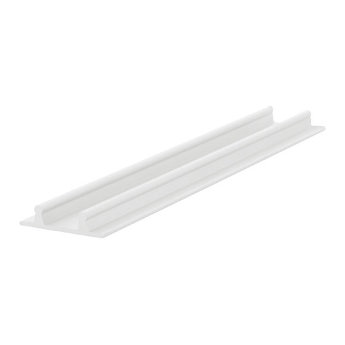 Brite Anodized Aluminum Lower Channel for Deep Recess Installations 144" Stock Length