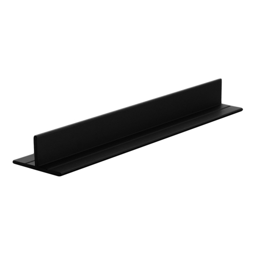Flat Black T- Bar Aluminum Channel - 144" Stock Length