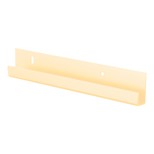 Brite Gold Anodized 1/4" Standard Aluminum J-Channel 144" Stock Length - pack of 25