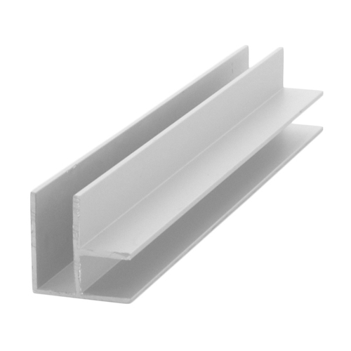 Brite Anodized Aluminum Corner Extrusion 144" Stock Length