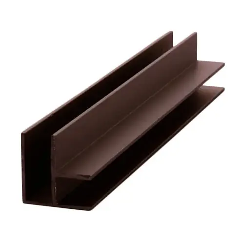 Duranodic Bronze Aluminum Corner Extrusion  72" Stock Length - pack of 5