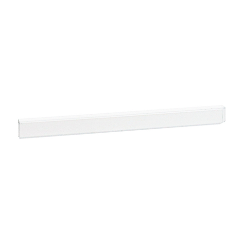 CRL D720W White 1/4" Plastic Edge Molding 144" Stock Length