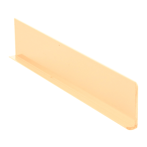 Brite Gold Anodized Aluminum 1/4" L-Bar Extrusion -  18" Stock Length - pack of 10