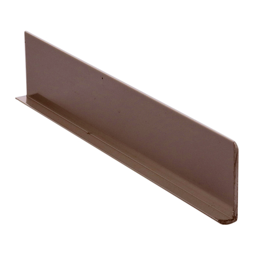 Bronze Electro-Static Paint Aluminum 1/4" L-Bar Extrusion 144" Stock Length