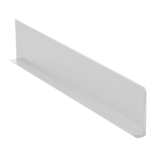 Polished Aluminum 1/4" L-Bar Extrusion - 18" Stock Length - pack of 5