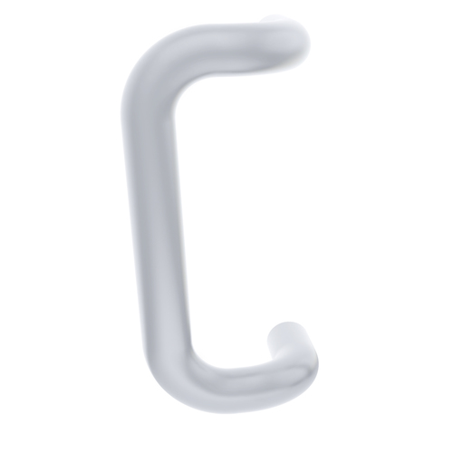 CRL M1741028 10" Clear Anodized Solid Offset Pull Handle