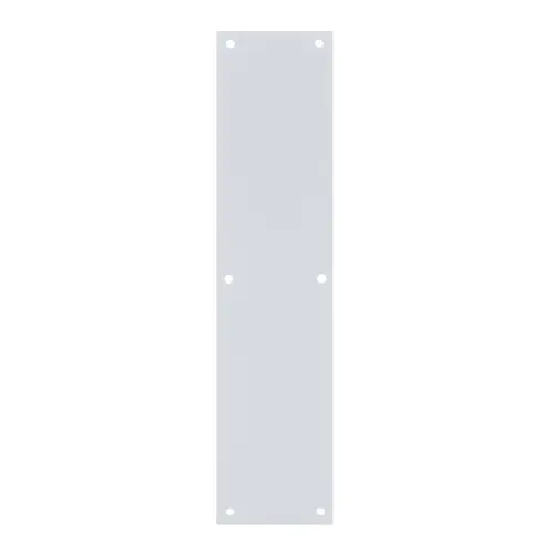 Clear Anodized Push Plates 4" x 16"