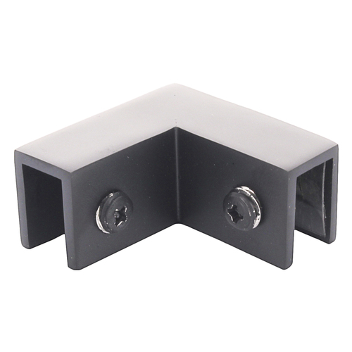 Satin Nickel 90 Degree "Sleeve Over" Glass Clamp