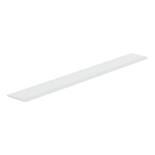 Brite Anodized Aluminum 5/8" Flat Face Mirror Edge Molding - 12" Stock Length