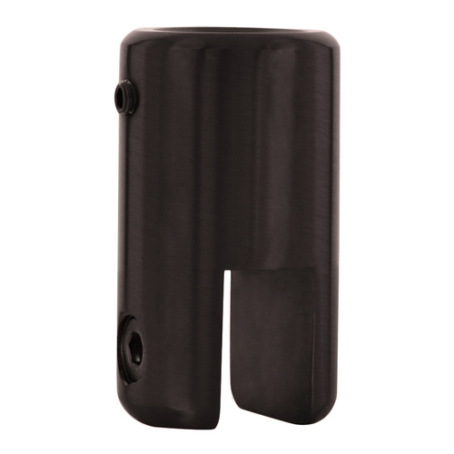 Oil Rubbed Bronze Support Bar Bracket for 3/8" to 1/2" Glass