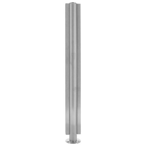 Polished Stainless 18" x 1" SBPP08 Slimline Series Round Center Partition Post