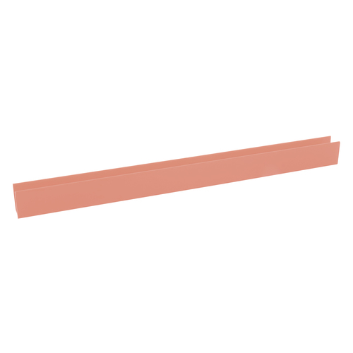 Polished Copper 3/8" Fixed Panel Shower Door Deep U-Channel - 18" Stock Length - pack of 25
