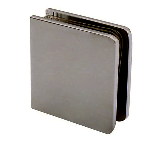 Antique Brushed Nickel Traditional Style Fixed Panel U-Clamp