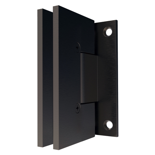 CRL ALUM-V1E037GM-VCP-1 Gun Metal Vienna 037 Series Wall Mount Hinge