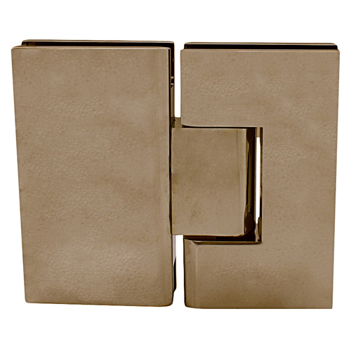 Brushed Bronze Vienna 180 Series Glass-to-Glass Hinge