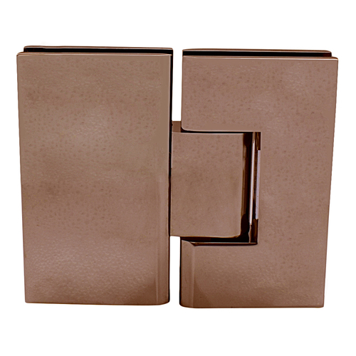 Brushed Copper Vienna 180 Series Glass-to-Glass Hinge