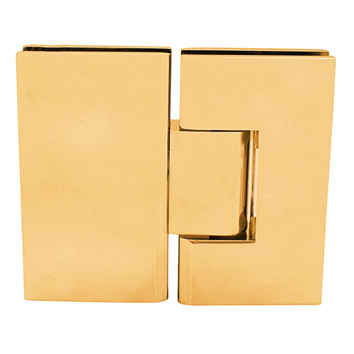 Gold Plated Vienna 180 Series Glass-to-Glass Hinge