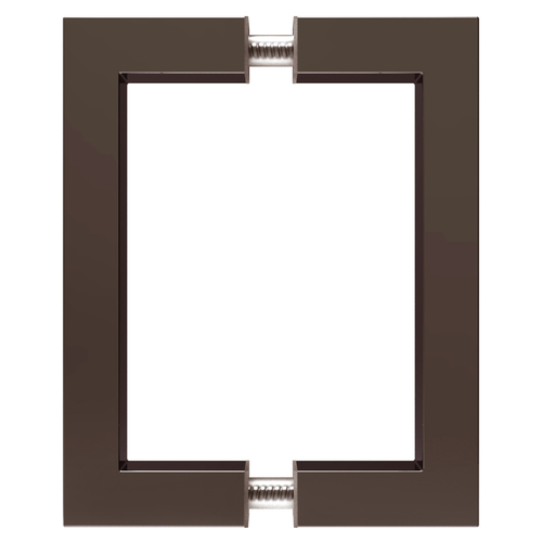 CRL SQ6X6BBRZ Brushed Bronze 6" x 6" SQ Series Square Tubing Backto