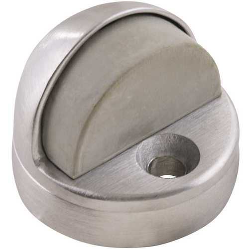1-3/4 in. Satin Chrome Dome Floor Stop with Riser