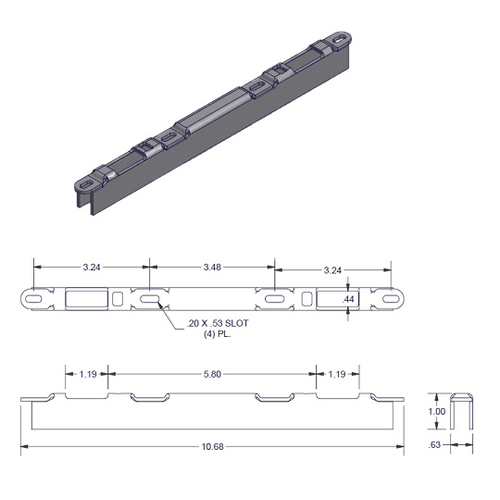 Brixwell 12429ss Sliding Door Keeper