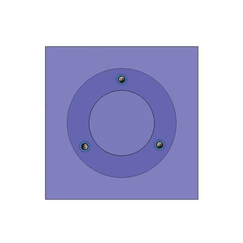 Round Poly Disc Clear-Vision Acrylic Speak-Thru Ballistic Level 2