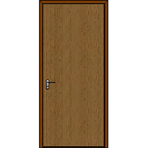 36"x 84" Wood Bullet Resistant Door And Frame Assembly With Flush