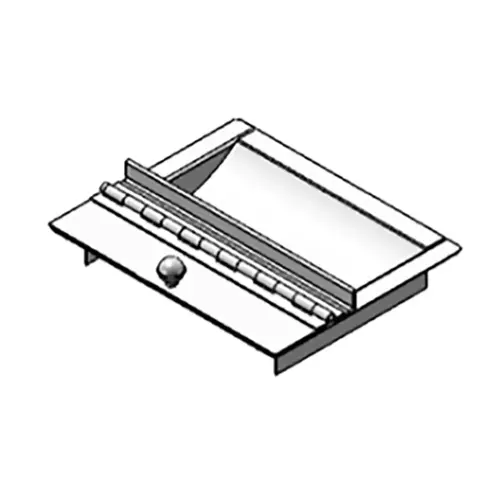 Armortex 1RMDT1012WF 12" W X 10" H Recessed Deal Tray With Weather Flap Non Ballistic