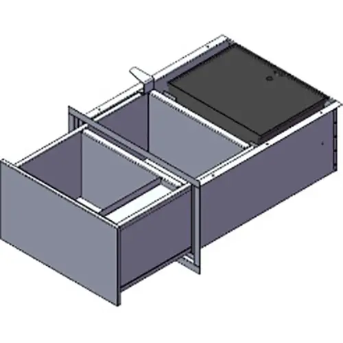 10" H Transaction Drawer With Cash Tray Ballistic Level 1