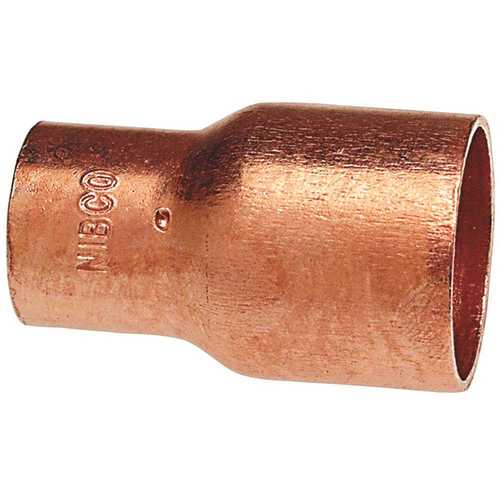 NIBCO I600R5812 5/8 in. x 1/2 in. Copper Pressure Cup x Cup Coupling Reducer Fitting