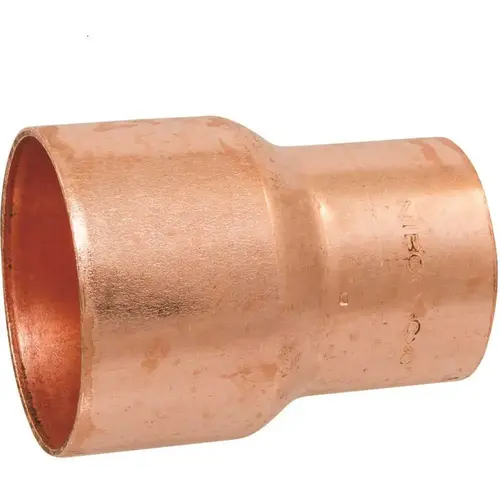 1 in. x 3/4 in. Copper Pressure Cup x Cup Coupling Reducer Fitting