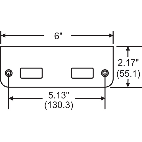 Strike C-Cassette Lipped 2.25