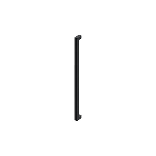 42" Extra Large Contemporary Pulls, Single Side in Paint Black