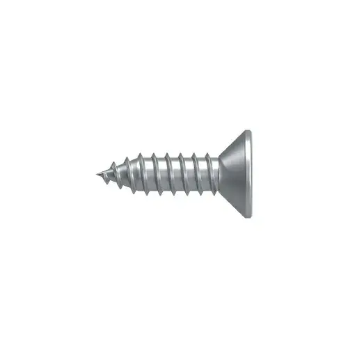 Wood Screw, SB, #12 x 3/4" in Brushed Chrome