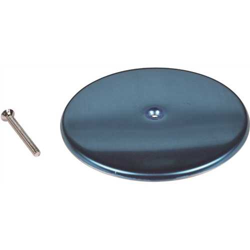 6 in. Stainless Steel Flat Cleanout Cover Plate