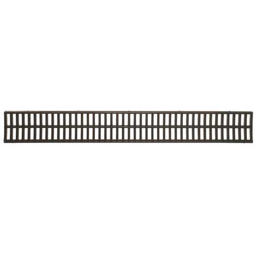 U.S. TRENCH DRAIN 83320 Deep Series Black Replacement Grate to suit 5.4 in. W x 5.4 in. D x 39.4 in. L Trench and Channel Drain
