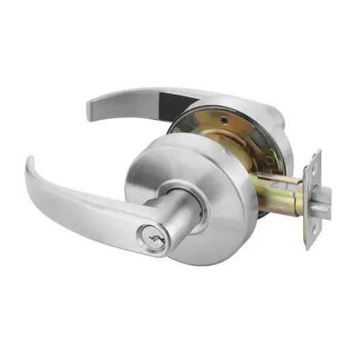 Classroom Pacific Beach Lever Grade 2 Cylindrical Lock with Schlage C Keyway Satin Chrome Finish